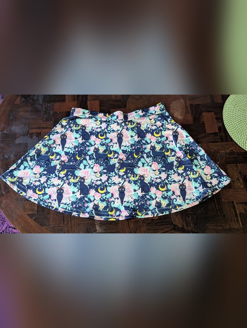 Sailor Moon Luna Skirt in Navy and Pink